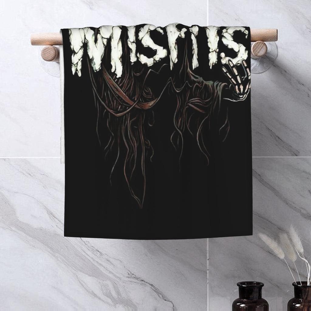 Misfits Skull Soft Face Towel Quick Dry Pool Bath Cotton Towels Absorbent