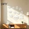 Removable Ghost Decals for Wardrobes 11Pcs Halloween Pumpkin Mirror Wall Stickers, Self-Adhesive Acrylic Decals, DIY Versatile Art Commercial