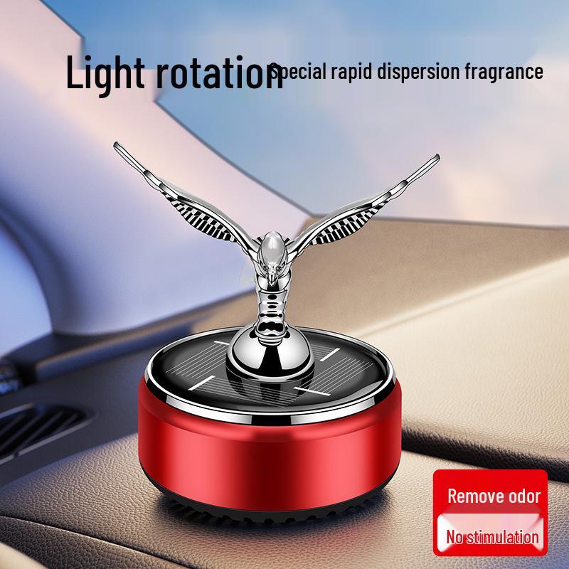 Solar-Powered Eagle Car Perfume Ornament: Slow Rotating Aromatherapy & Decoration