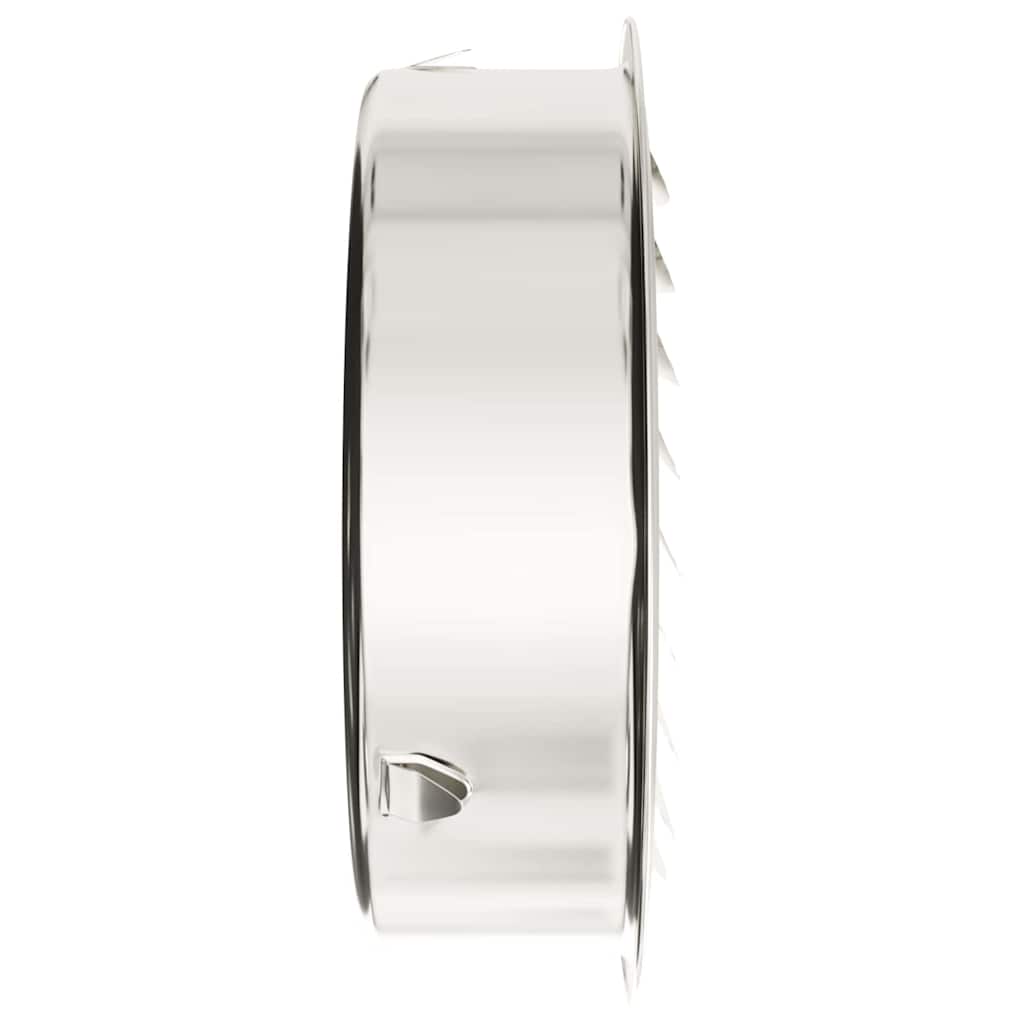 Ventilation Grille Set 4 pcs Silver 200 mm Stainless Steel