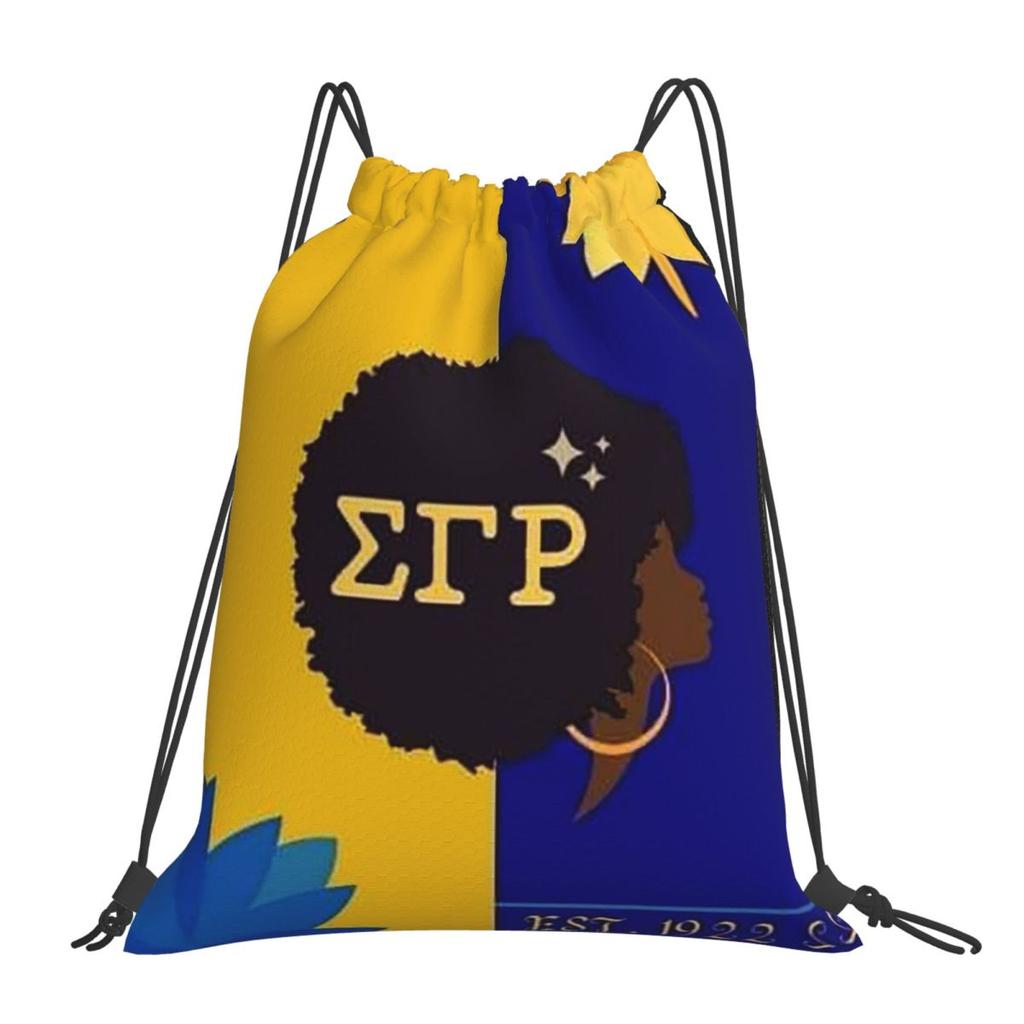 Sigma Gamma Rho 1922 SGR Backpacks Multi-function Drawstring Bundle Pocket Sports Bag Book Bags for Travel Students