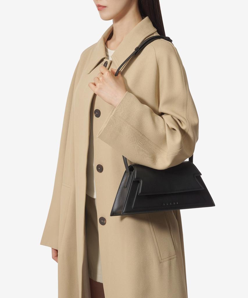 Marni Medium Cowhide Shoulder Bag - Black / Sbmp0182L0P529800N99