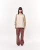 Beullusseonpeullawo Essential Signature Embroidered Raglan Long Sleeve T-Shirt [Olive]
