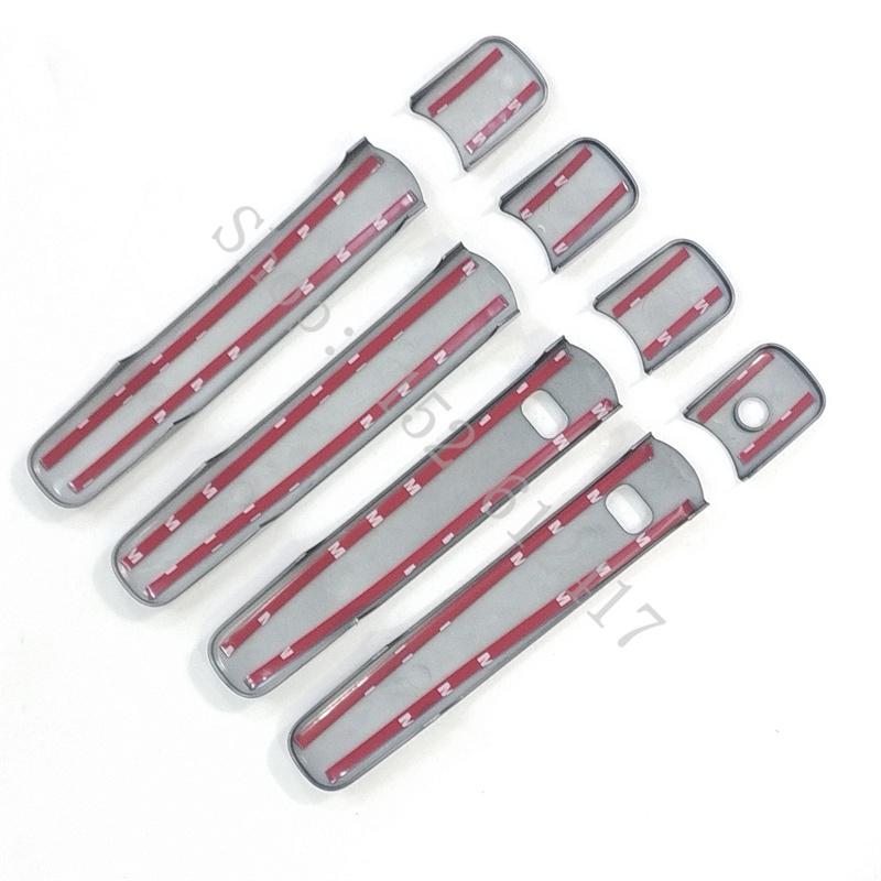 For 2008 2009~2013 Nissan X-Trail X Trail T31 ABS Chrome Door Handle Bowl Door Handle Cover Protective Trim Car Accessories