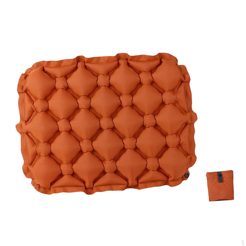 Inflatable Seat Cushion Air Sitting Pad for Stadium Backpacking Plane