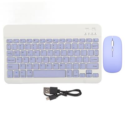 10-palcová Bluetooth klávesnica s myšou, USB nabíjanie, ultratenká, tichá, bezdrôtová s DPI myšou pre