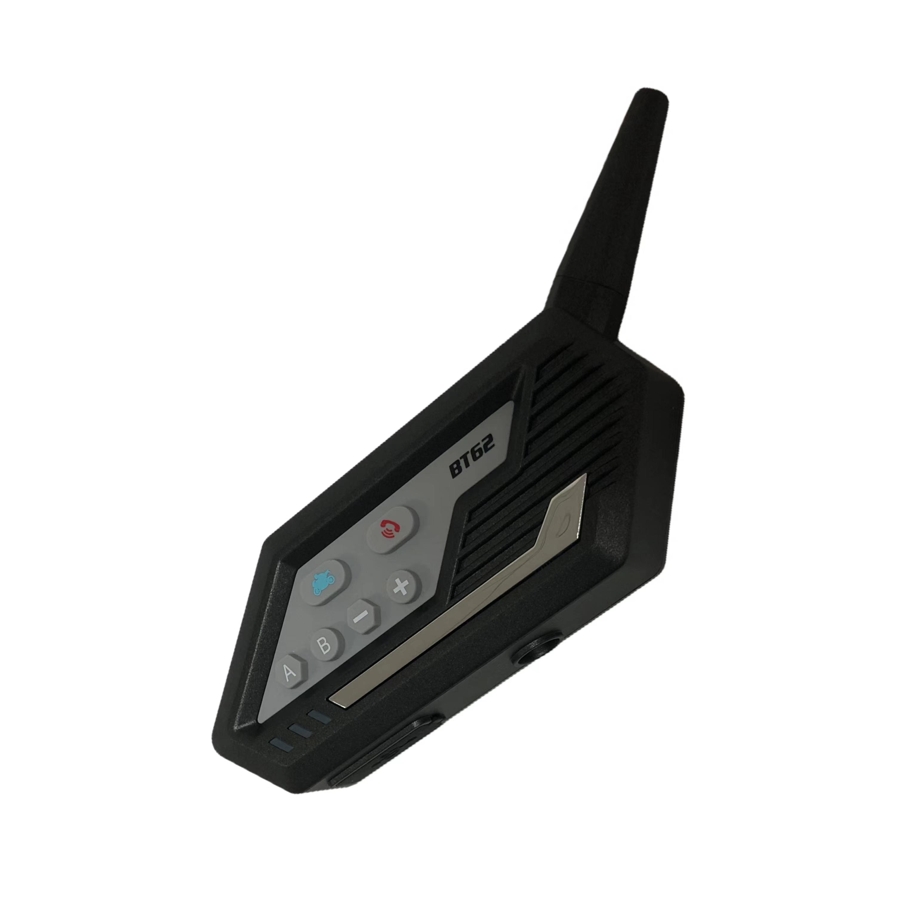 Motorcycle Helmet BT Intercom Headset Wireless Handsfree BT62 чёрный