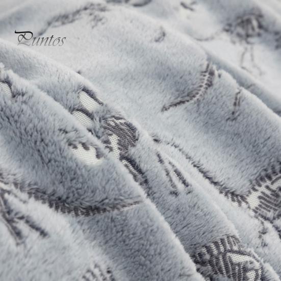 Dinosaurier-Überwurfdecke, leuchtet im Dunkeln, für Kinder, Schlafzimmer, Bett, Sofa, Reise, leichte, plüschige, gemütliche, warme Nickerchendecke fürs Büro, für alle Jahreszeiten