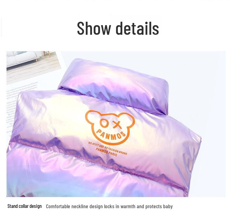 Neue bunte Kinder Herbst/Winter Weste - Jungen & Mädchen Stehkragen Ärmellose Jacke Erhältlich in S, M, L