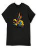 Flying Celtic Cyrillic Borzoi T-Shirt Hippie Clothes Man Clothes Aesthetic Clothes Graphic Shirts Unisex Tshirt