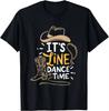 Funny Line Dance Its Line Dance Time Country Western Boots TShirt Custom Printed Graphic T Shirts Streetwear Camiseta
