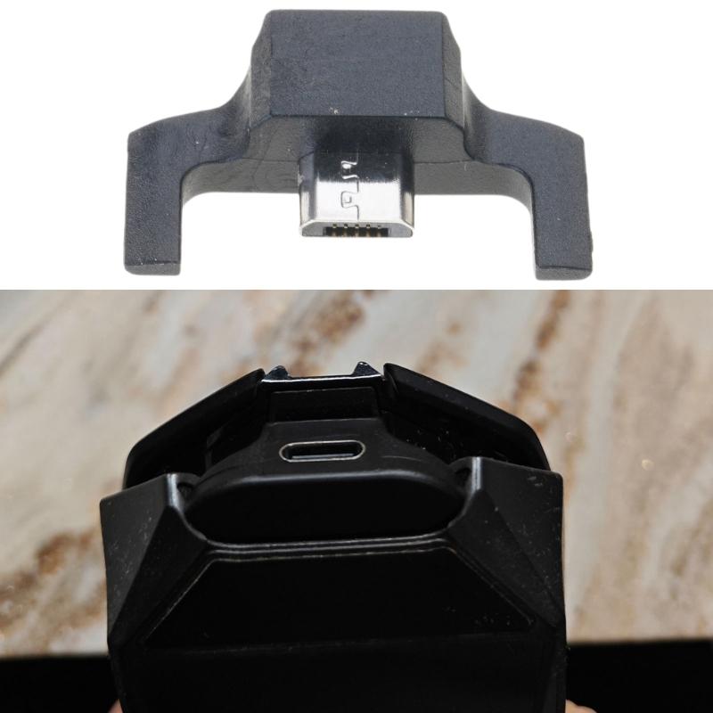 Gaming Maus Micros USB auf USB C Konverter Ersatzteil für G900 G903 Modelle Hohe Langlebigkeit Kunststoff Metall