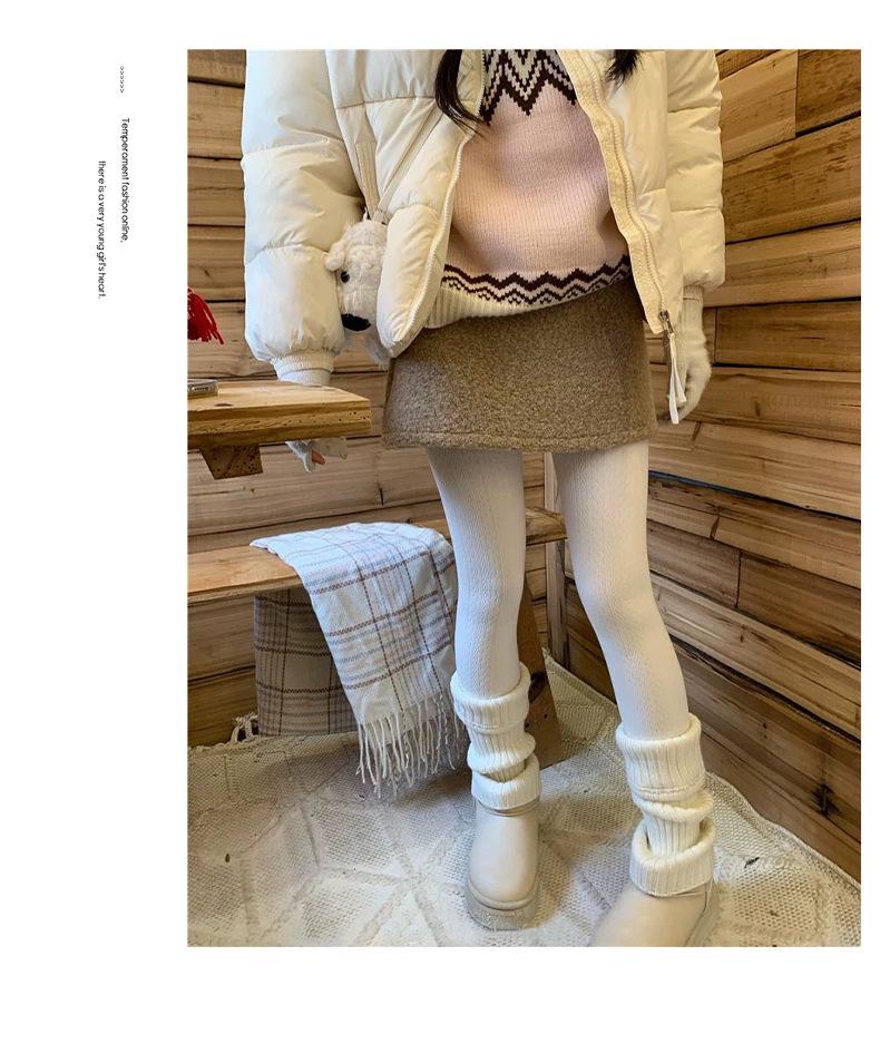 Creamy Lamb Wool A-Line High-Waisted Petite Skirt - Women's Spring 2026 Collection