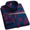 Nuove Camicie a Quadri per Uomo Taglie Forti Tempo Libero Uomo 100% Cotone Invernali Calde Flanella Casual a Quadri Oversize Manica Lunga
