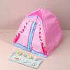 1Set 1:12 Scale Doll Camping Set Playing House Miniature Tent Dollhouse Scene Tent Model  Doll House