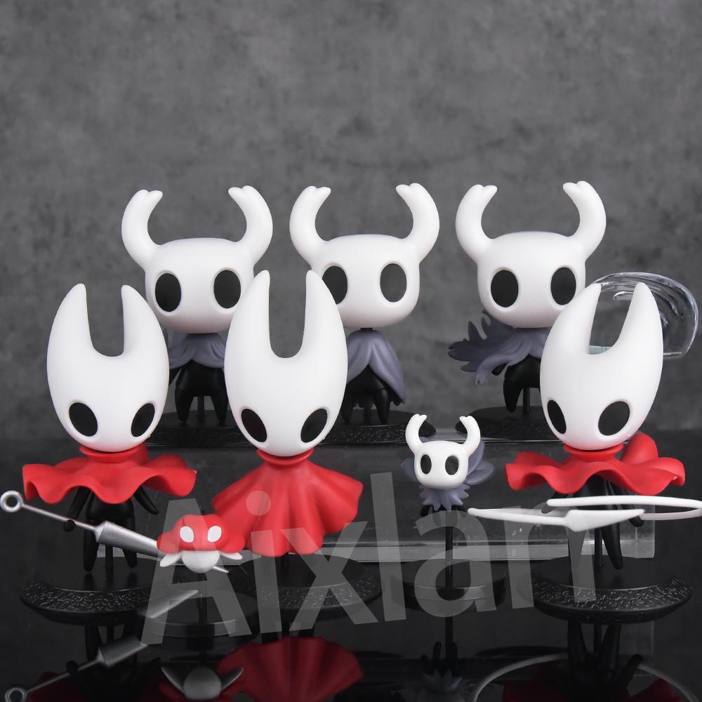 Aixlan The Hollow Knight Figure 8PCS Hollow Knight 4-11cm PVC Action Figure Amine Birthday Gift Collectible Figurine