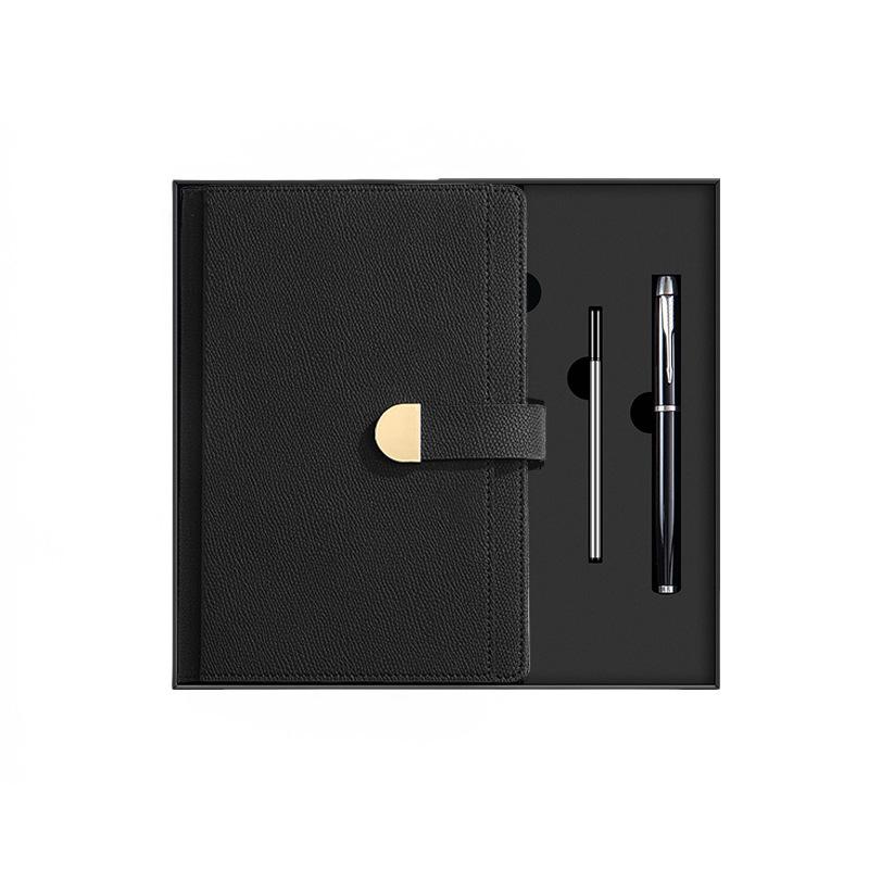 A5 High-Grade Notebook with Buckle, Customizable Logo, Multiple Card Slots, Business Meeting & Office Diary