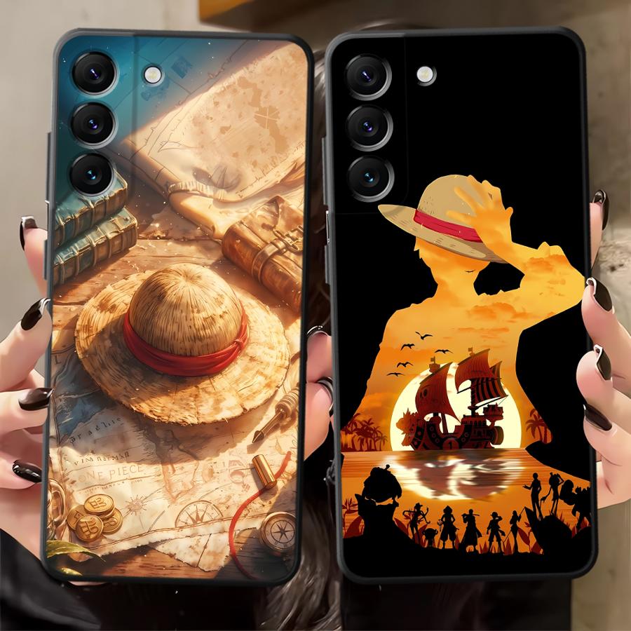 Mobilskal för Samsung Galaxy A72 A73 A14 A15 A24 A17 A12 A13 A54 A71 A23 A16 A34 A51 A52 Luffy Zoro Tecknad