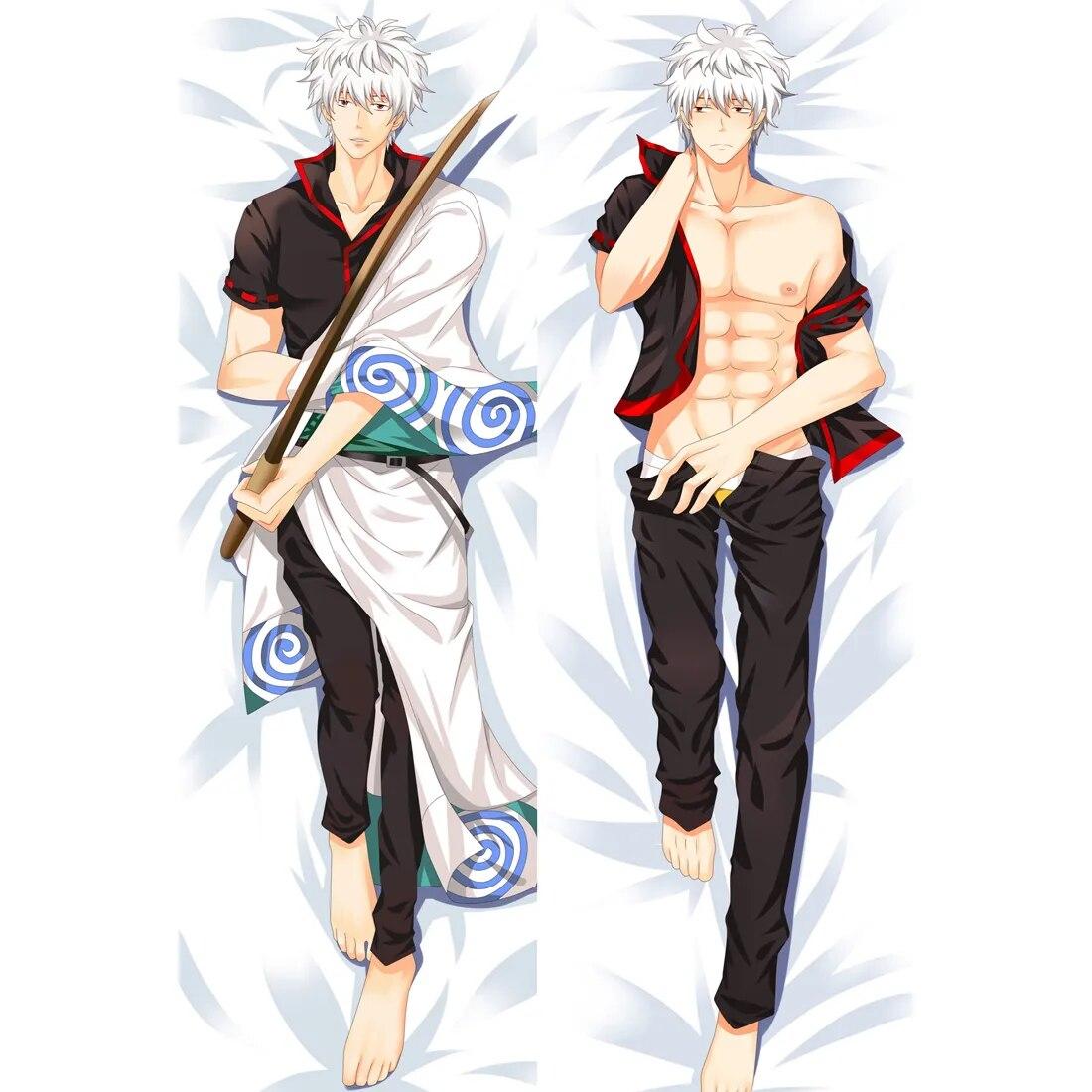 

Японского аниме Dakimakura GINTAMA Sakata Gintoki Cool Boy, обнимающая наволочка для тела, наволочка, длинный чехол, Прямая поставка 40x120cm peach skin