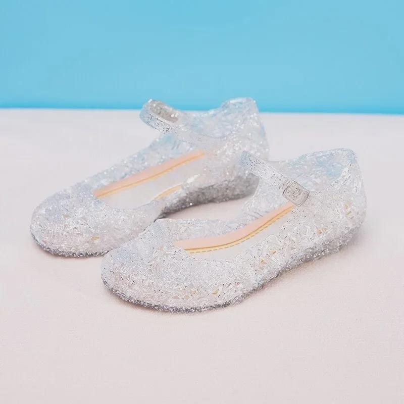 

Сандалии для девочек Frozen Princess: Хрустальные туфельки Эльзы и Золушки 35 белый