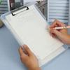 Side Opening Student Writing Pad Plastic Test Paper Storage Box Book Pad Clamp Writing Board  Home