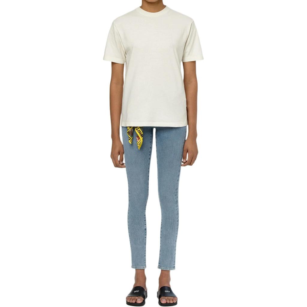OFF WHITE Ss20 T Shirts Women's Crew Neck Moderate OWAA049E19F290960101