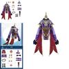 Genshin Impact Mona Cosplay Kostüm Komplettset Hochwertige Baumwolle Exquisite Details