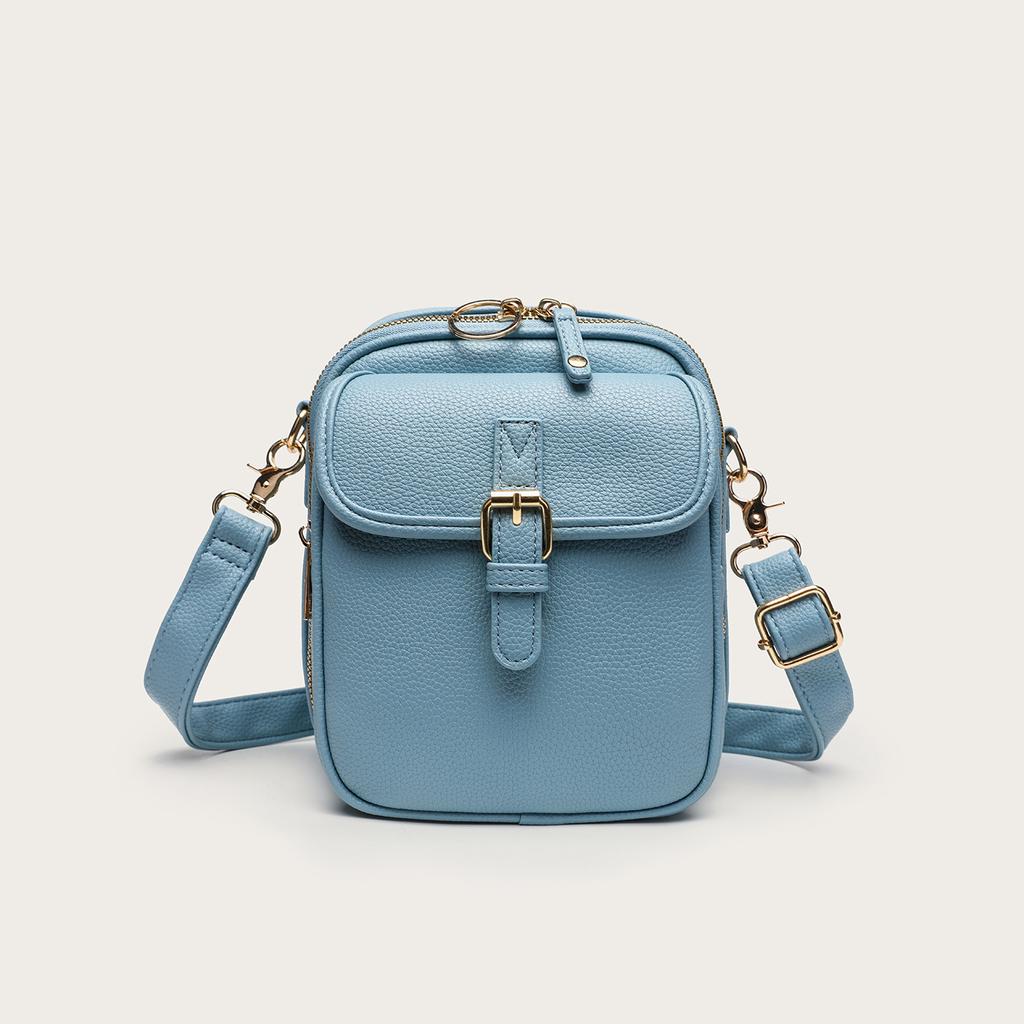 Unisex messenger bag storage bag casual shoulder bag messenger bag mobile phone bag for