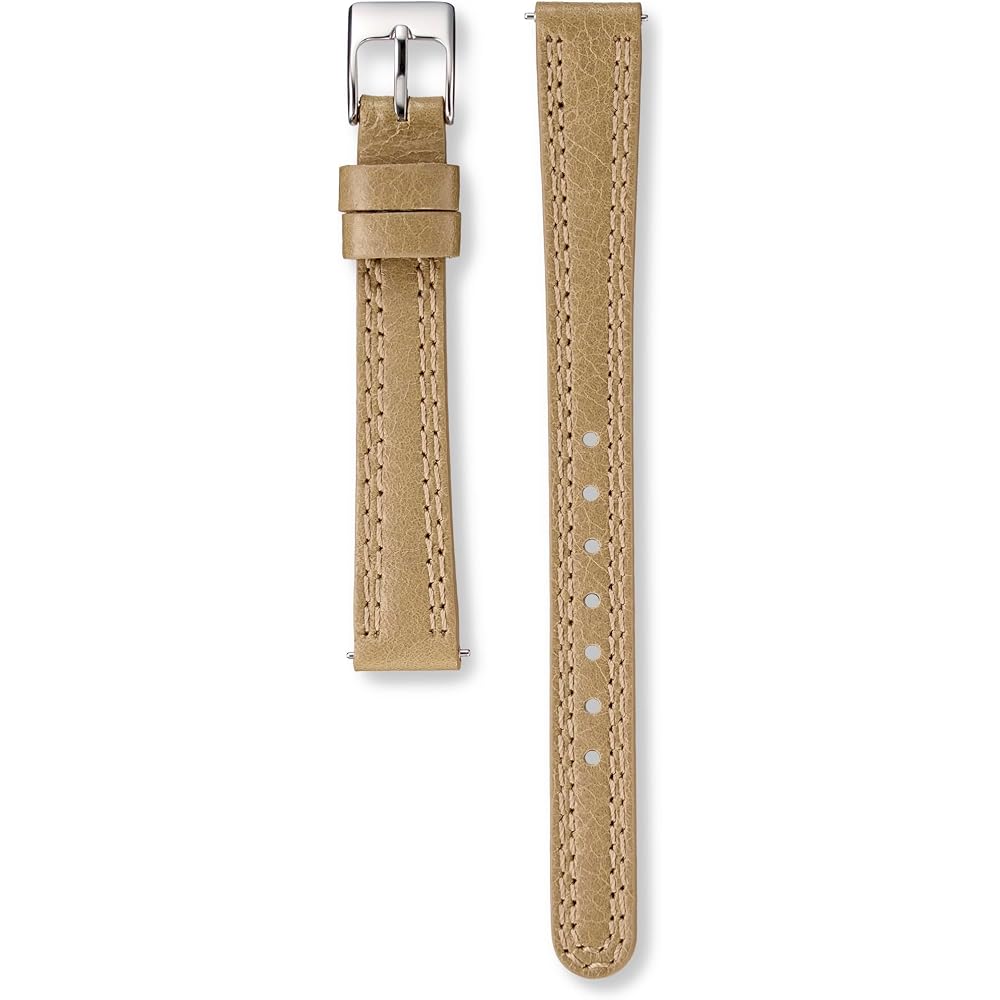 [Seiko Watch] Seiko Watch, Commercial Band, Genuine Cowhide, Smooth Cut, Double Stitched, Oil Mat...