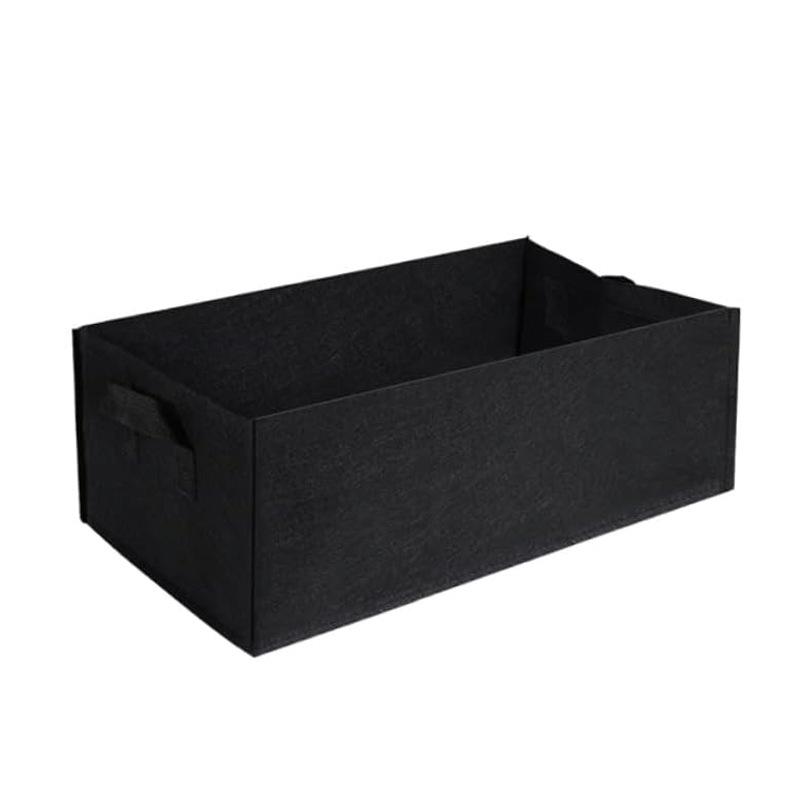 60x30x20cm Stoff Pflanzbeutel mit Griffen Quadratische Form Langlebiges Vliesmaterial Geeignet für Innen- und Außengartenbau und Pflanzenzucht