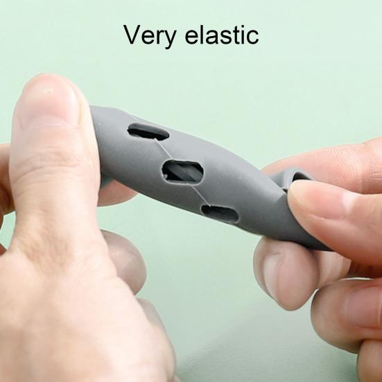 2Pcs Pan Handle Covers Professional Heat Insulation Silicone Hollow Out Heat-insulated Hot Handle