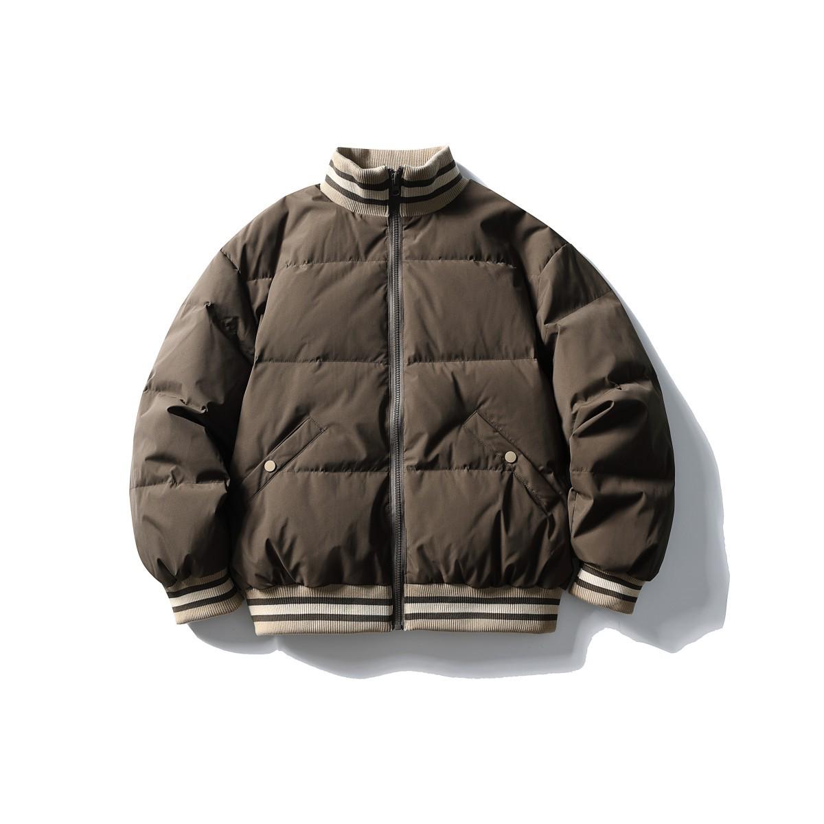 RUIIENRS x UNDOMAZE Зима 2025 Укороченная пуховая куртка с ребристой отделкой UN25020 Large