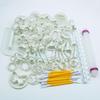 Set de 108 bucăți, instrumente de coacere, pentru fondant, pentru prăjituri, tăietor de biscuiți din plastic, pentru tăiere, pentru biscuiți, pentru presă, ștampilă