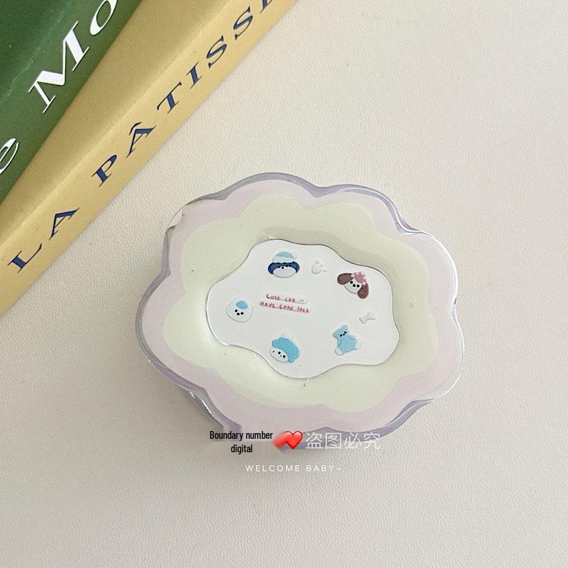 Fun Cartoon Mirror Pattern for MagSafe Magnetic Brackets: Cute Phone Accessory