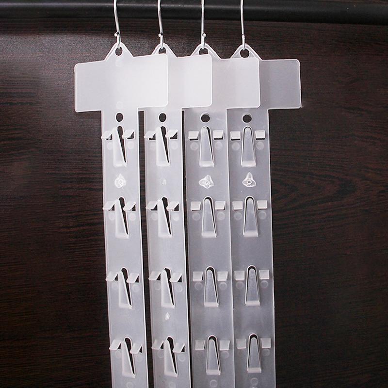 Plastic Snack Hanging Strips Store Hang Snacks Display Hanger With Hooks Supermarket Shelf Useful Shop Merchandising Clip Strip