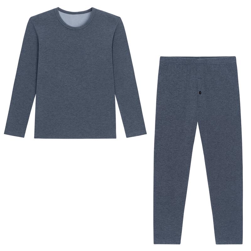 Tongniu Men's Thick Soft Fleece Thermal Underwear Set
