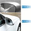2PCS Car rain eyebrow, rearview mirror, rain eyebrow, windshield, rain plate, rain proof, rain and rain blocking