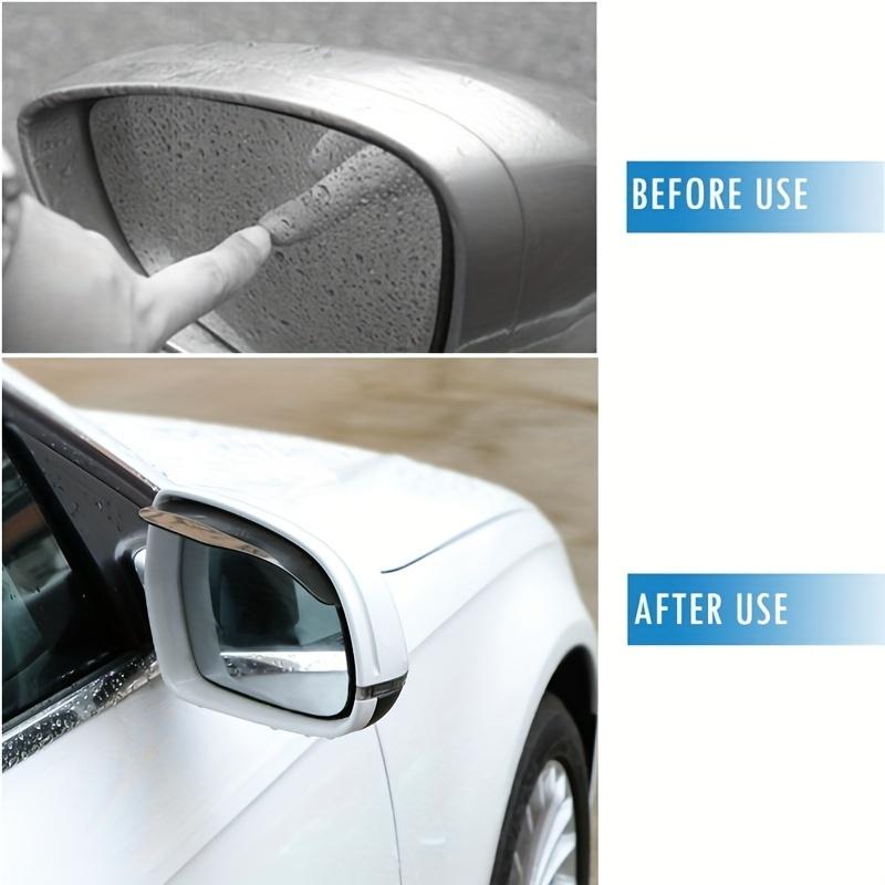 2PCS Car rain eyebrow, rearview mirror, rain eyebrow, windshield, rain plate, rain proof, rain and rain blocking