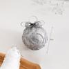 Champagne Gold Christmas Tree Ornaments: Spherical, Pine Cone, and Snowflake Shapes.