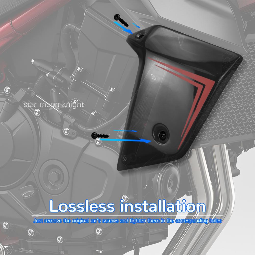 Motorcycle Radiator Cheeks Protector For Honda Hornet 750 CB750 2022 2023 2024 Accessories Side Fairing Decorate Plates