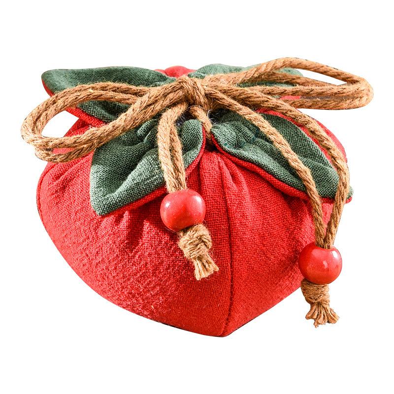 1pc Creative and Fashionable Persimmons and Ruyi Styling Empty Bag Sachet Body Car Hanging Ping An Fuguo Purse Small Lucky Bag
