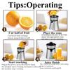 200W Stainless steel Fruit Squeezer Extractor Juice Presser Fruit Drinking Machine Electric Juicer