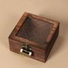 With Lock Wooden Jewelry Storage Box Portable Treasure Decorative Box  Home Decoration