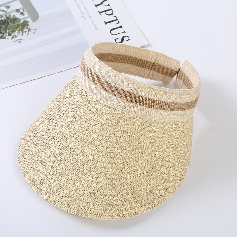 Summer Cool Hat New Empty Top Grass Hat Outdoor Mountaineering Sunscreen Hat Women's Sunscreen Hat