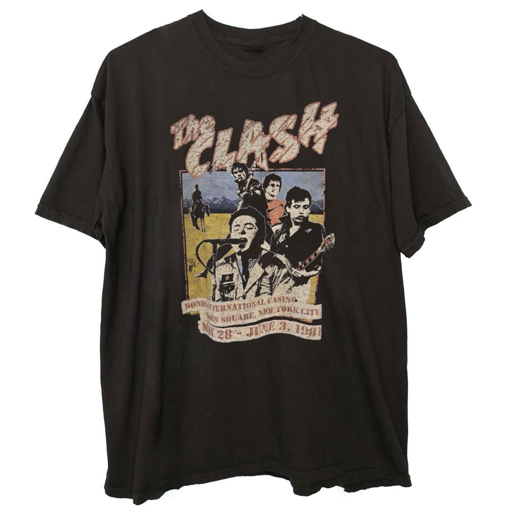 

Vintage The Clash Black Concert Unisex All Size S-5XL DI1099 Unisex T-Shirt XXXXL