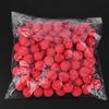 Lot de 100 PIÈCES Pack Universel EVA Doux Rond Balles Rechargeables pour Pistolet Jouet Rival (rouge)