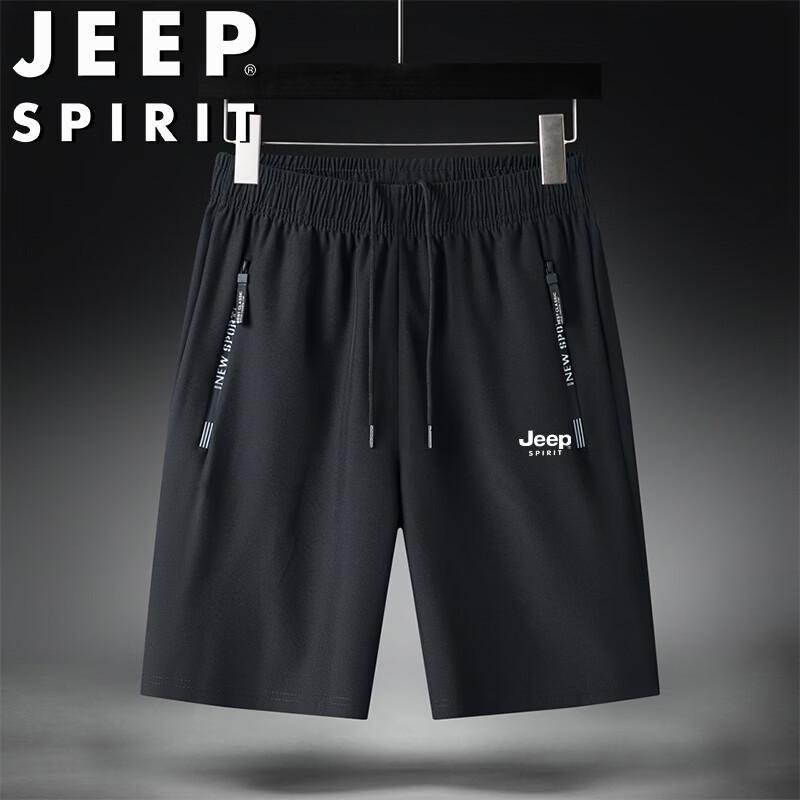 JEEP SPIRIT Men s Ice-Feel Casual Shorts 4XL