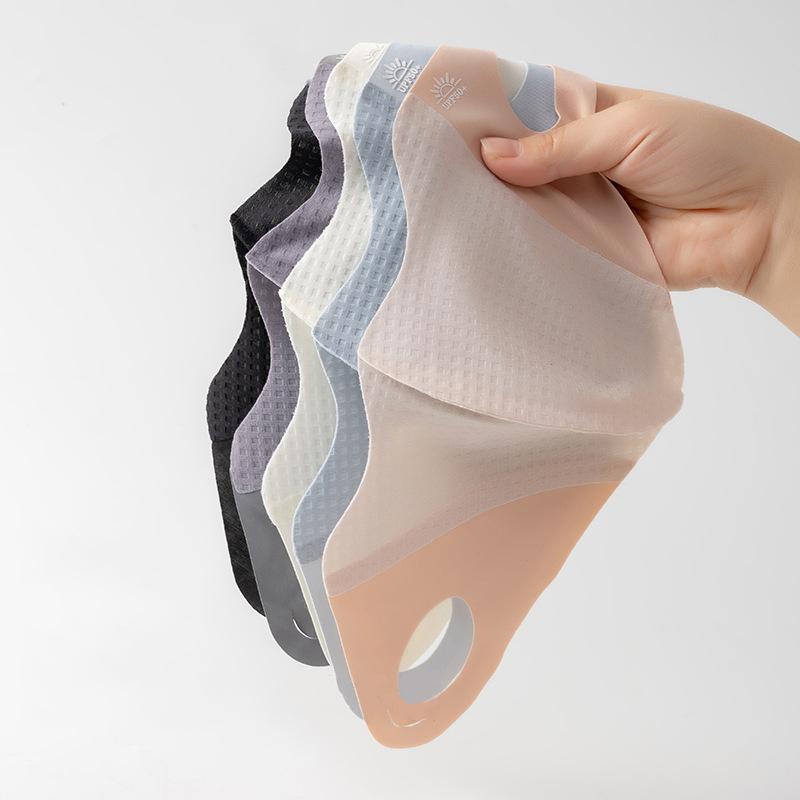 Anti-Uv Upf50+ Ultrathin Ice Silk Sunscreen Mask Face Veil Summer Outdoor Riding Hiking Face Mask Breathable Unisex Protection