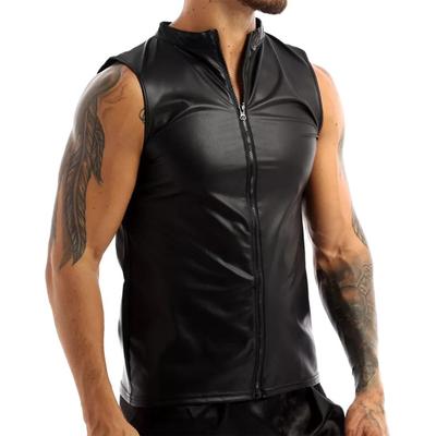 Waistcoat Chic Sleeveless Close-fitting Waistcoat Plus Size Matt Summer Vest Coat Men Party Gilet Men Clothes