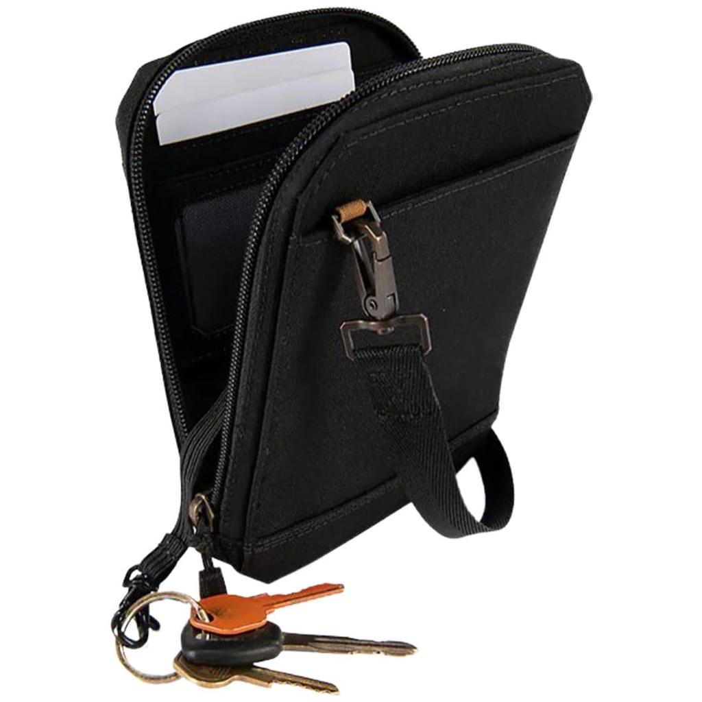 Body Bag Shoulder Bag Crossbody Wallet Durable Outdoor Festival Smartphone Small Item Pouch B0000396 BLACK [Carhartt] Water-repellent (BLK) ONE_SIZE